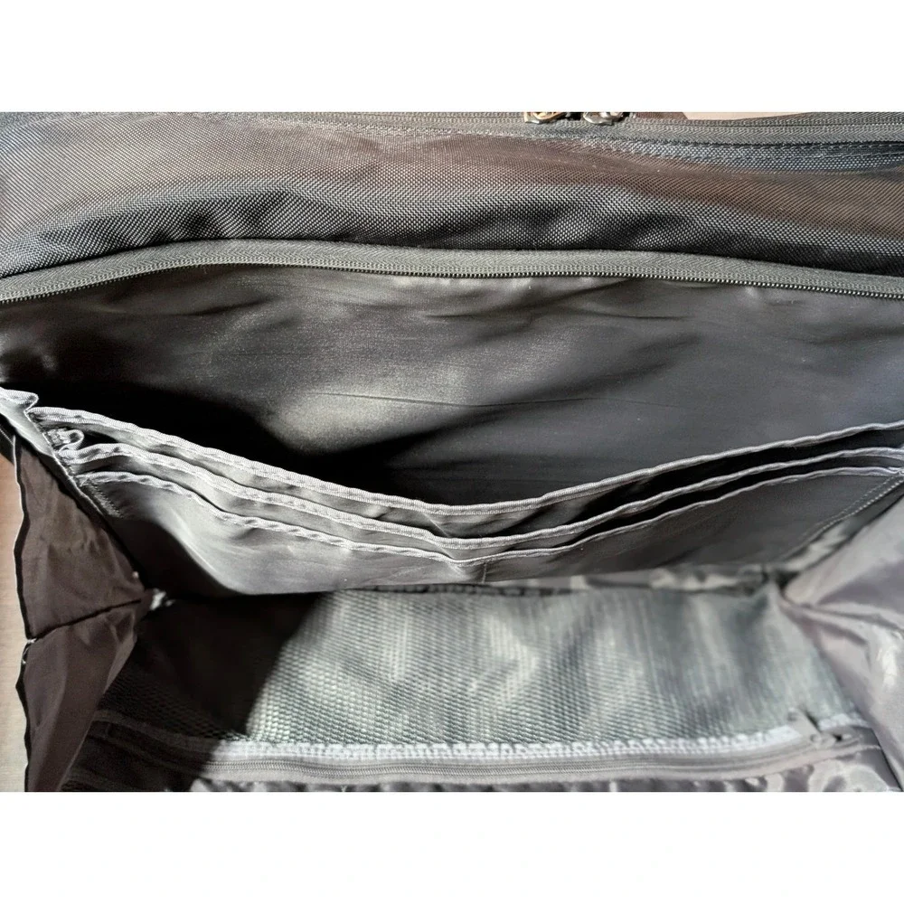Dell Black Ballistic Nylon Laptop Messenger Bag Briefcase Padded Travel Case